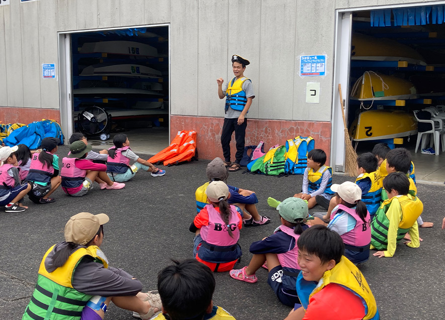 ライフジャケットの説明　