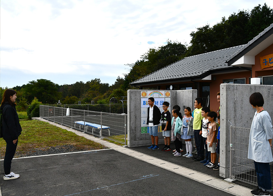 子どもたちからの挨拶