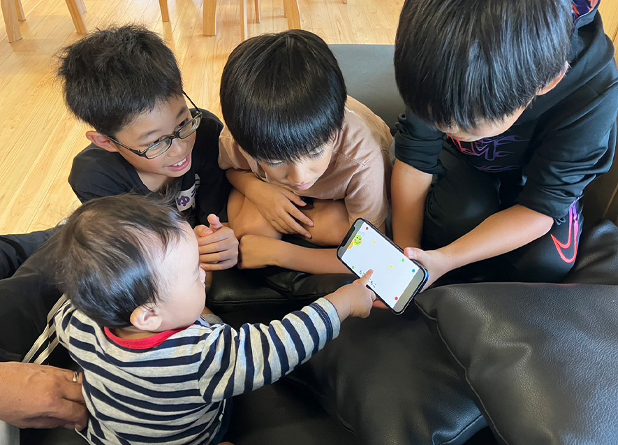 赤ちゃんと遊んだりも！