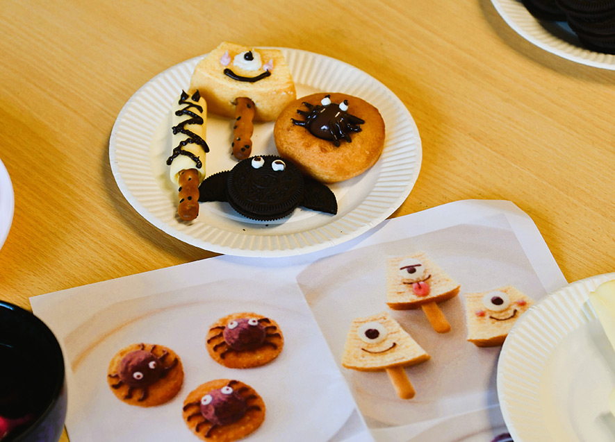 マッキーからお手本の説明