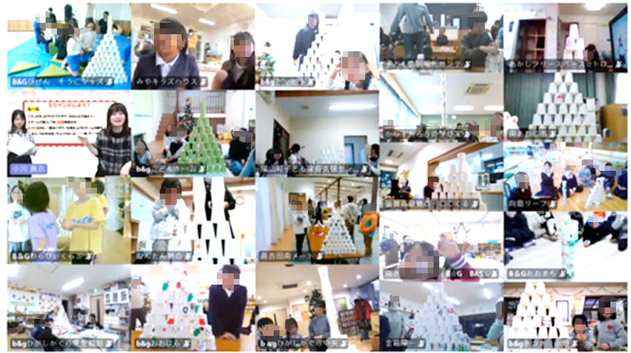 クリスマスタワーの最高記録は12段！