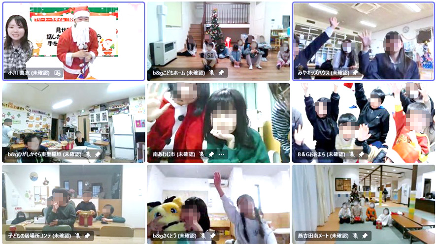 サンタさんへの質問タイムは大人気！