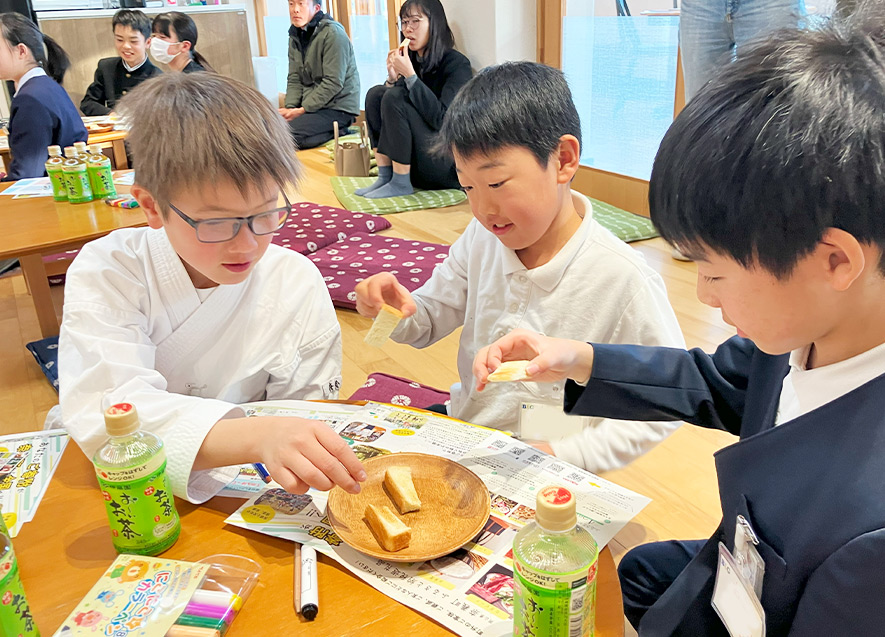 はちみつ食パンの試食