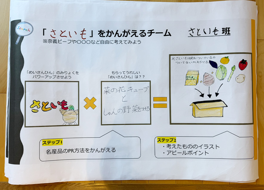 里芋のみならず、いろいろな野菜を盛り込んだセットで魅力UP！