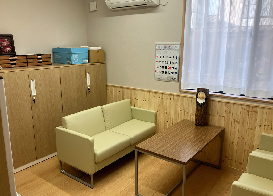  
											個別で相談等が行える個室も設けている