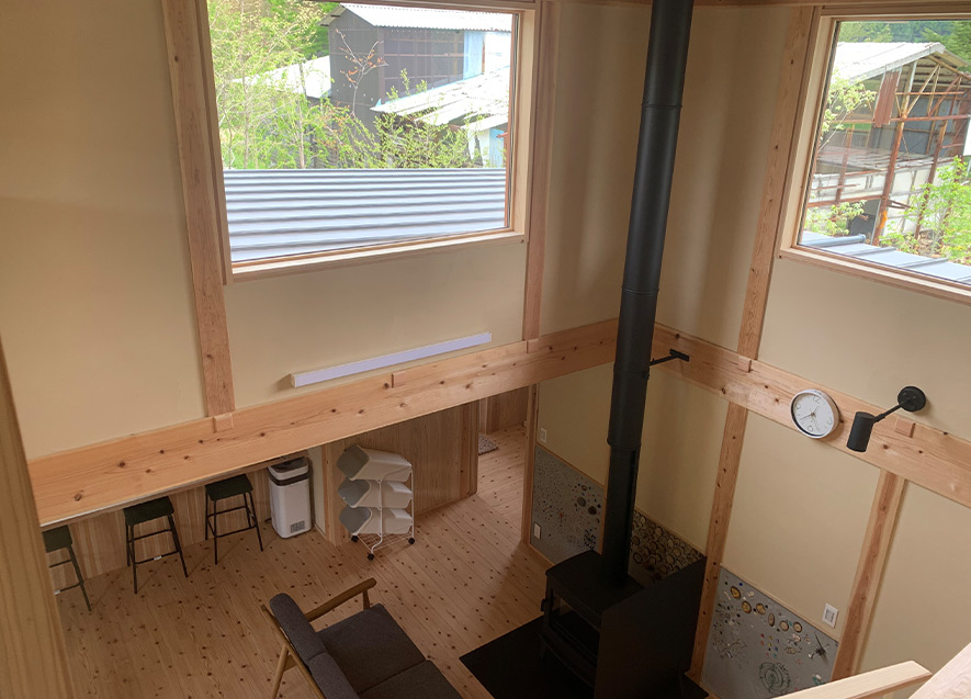 開放感のある吹き抜け