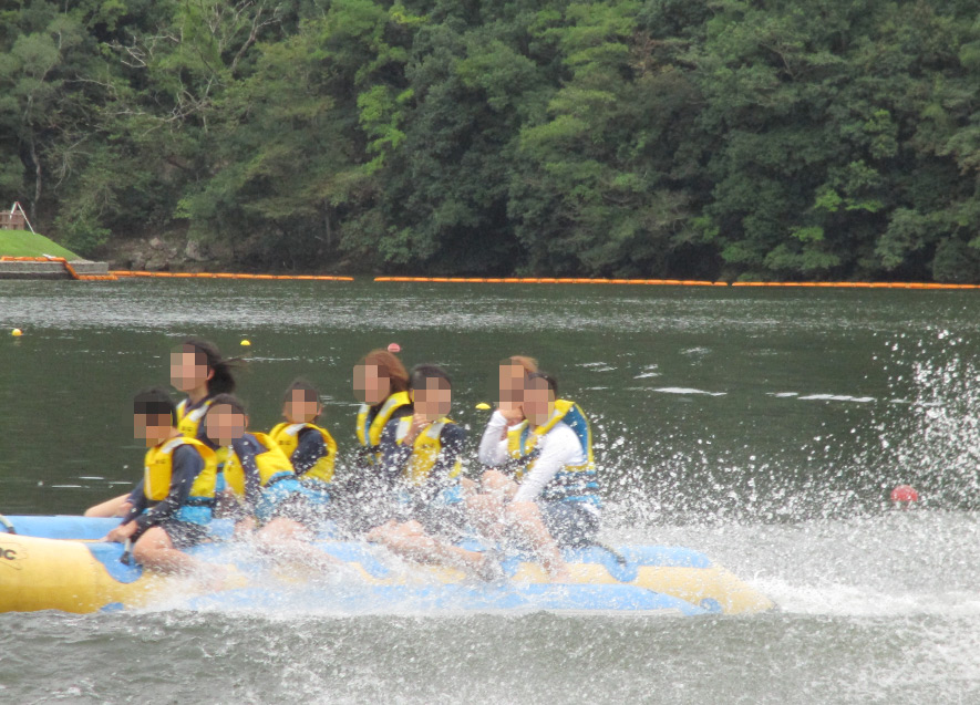 バナナボート体験