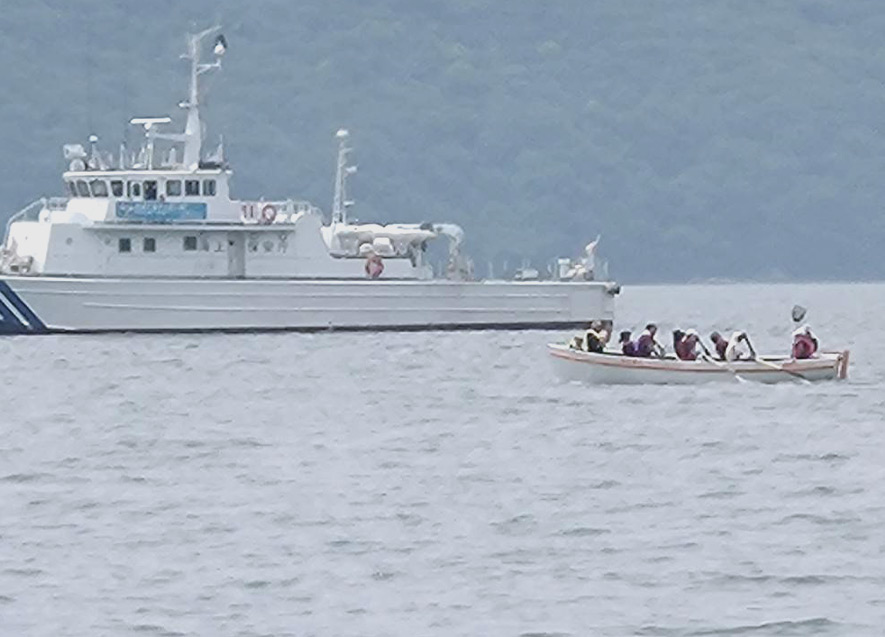 巡視艇「きさらぎ」が海上の安全を見守る