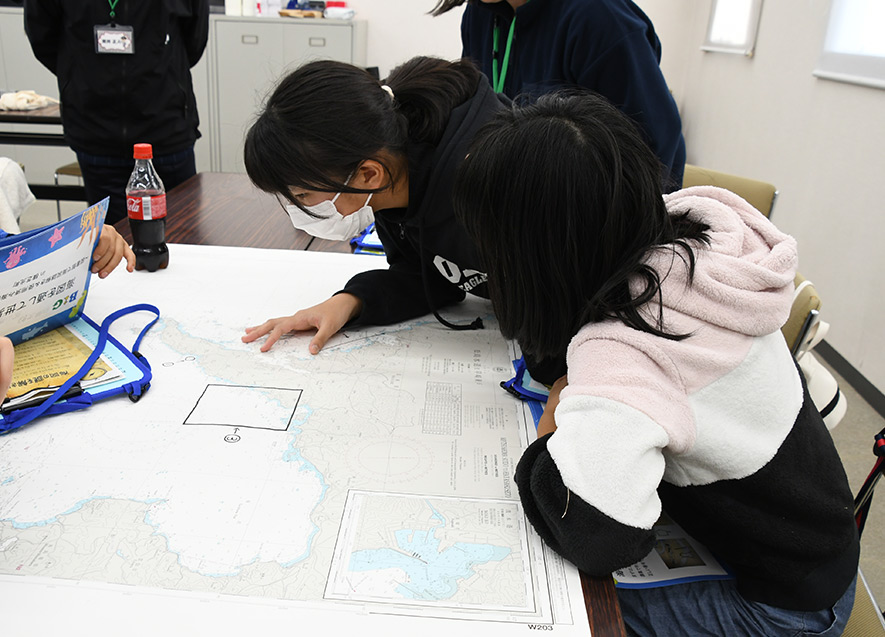 海図に記された問題を解く