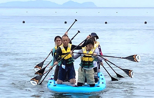 全員でBIG SUPに挑戦