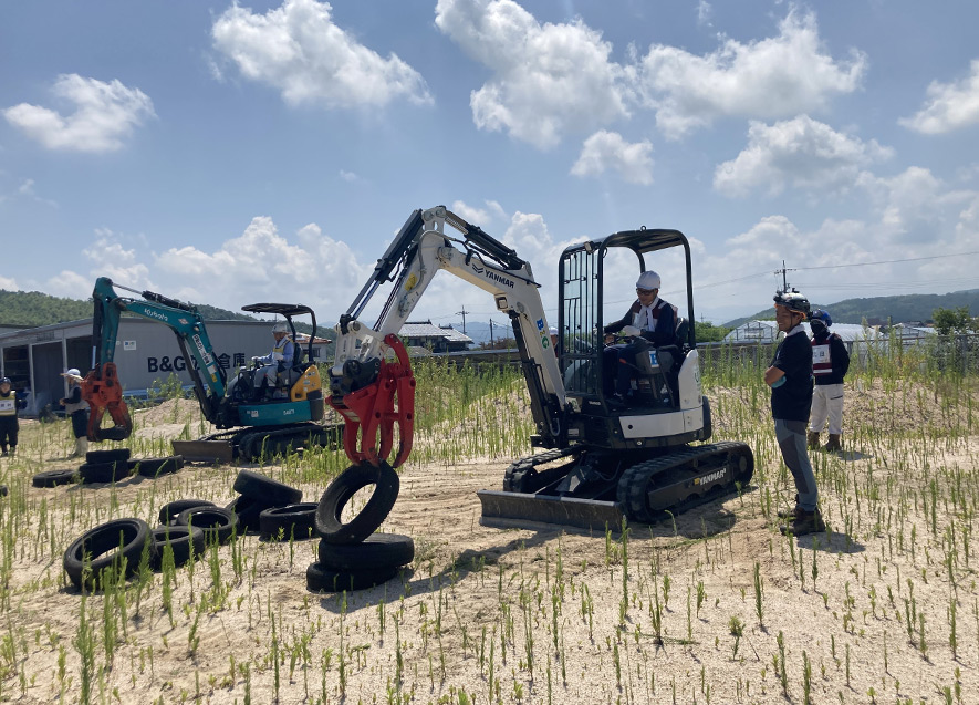 フォーク作業②