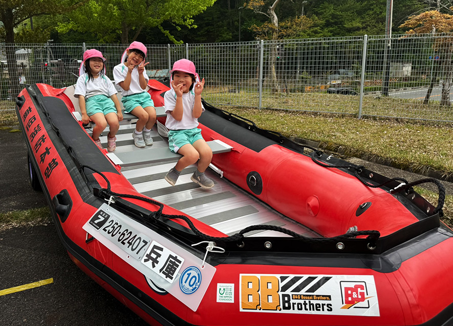 救助艇乗船体験