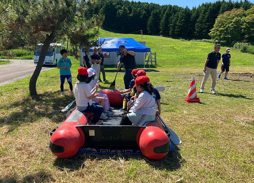 救助艇試乗体験