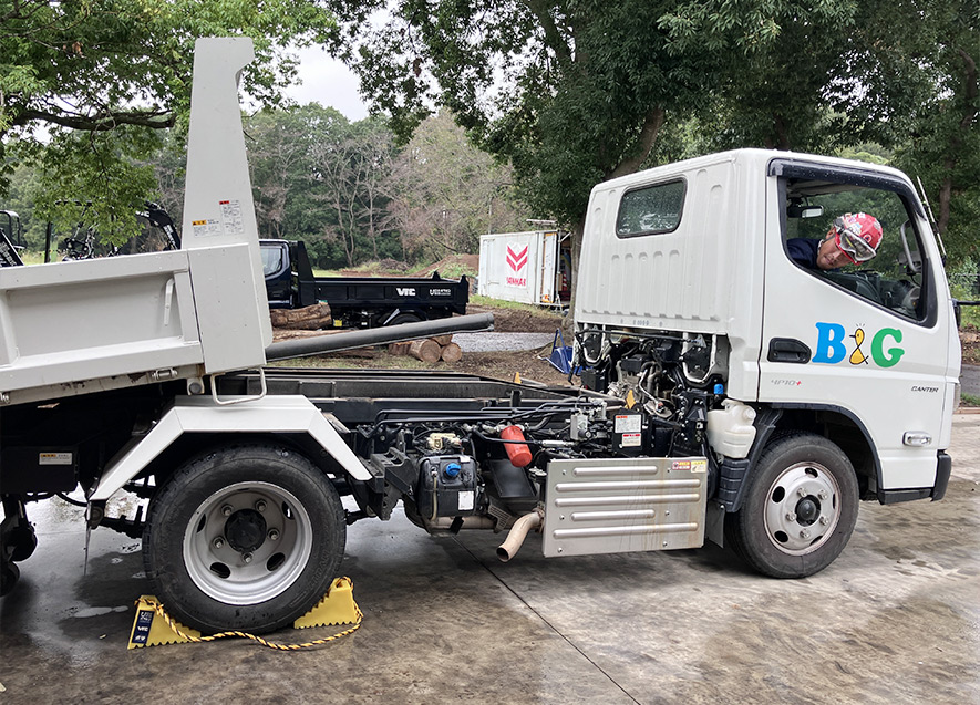 スライドダンプ機構説明