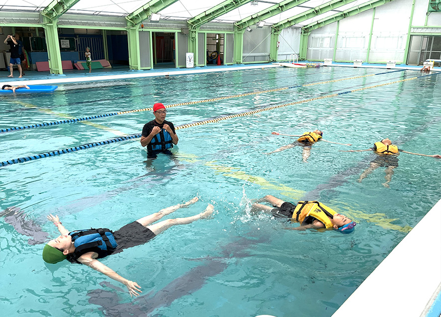 水辺の安全教室