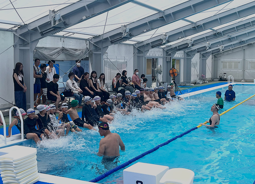水泳教室の様子