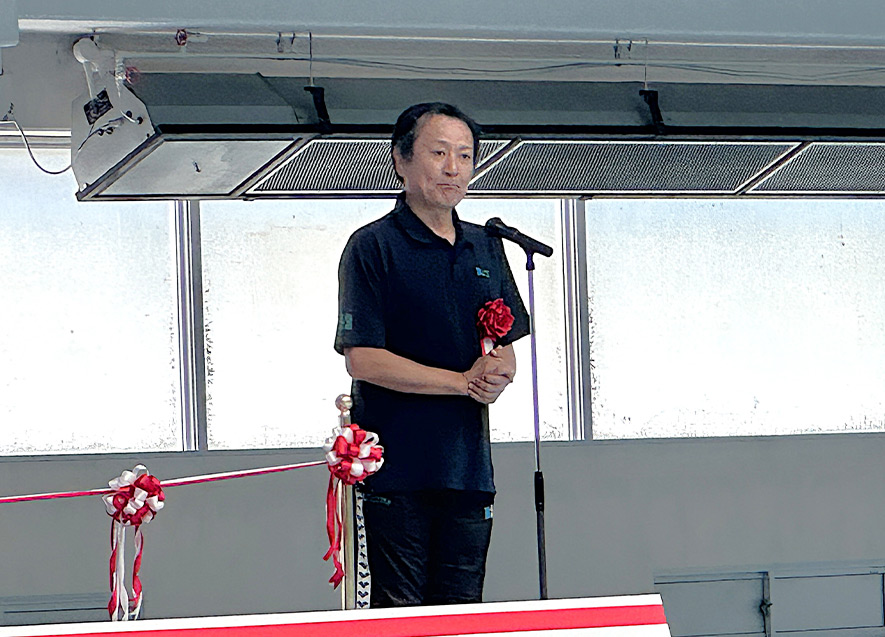 来賓挨拶（菅原理事長）