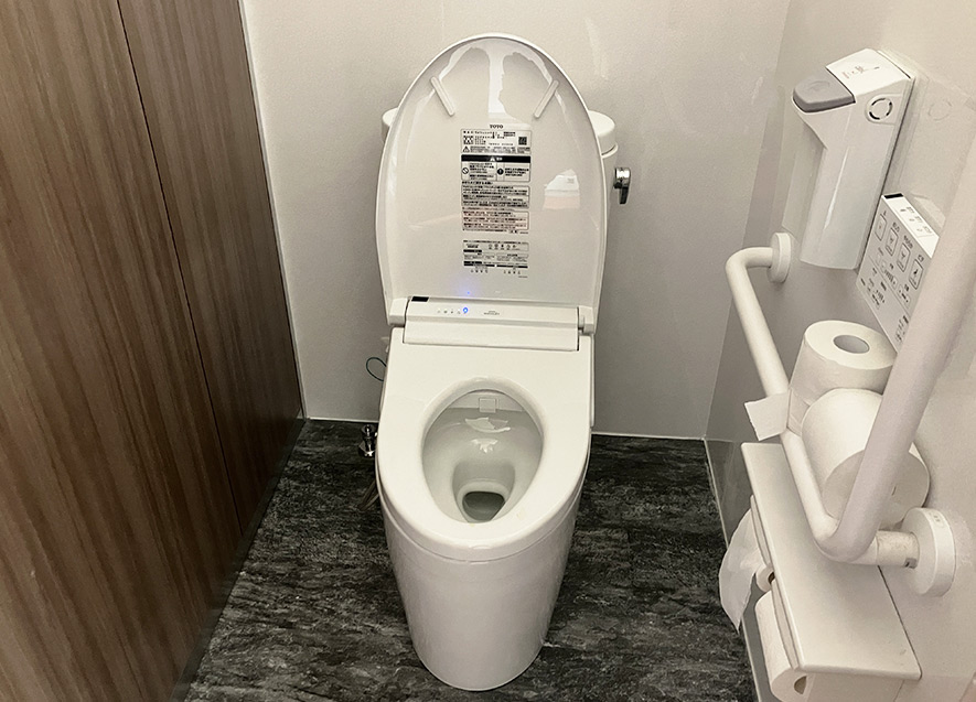 リニューアルされたトイレ