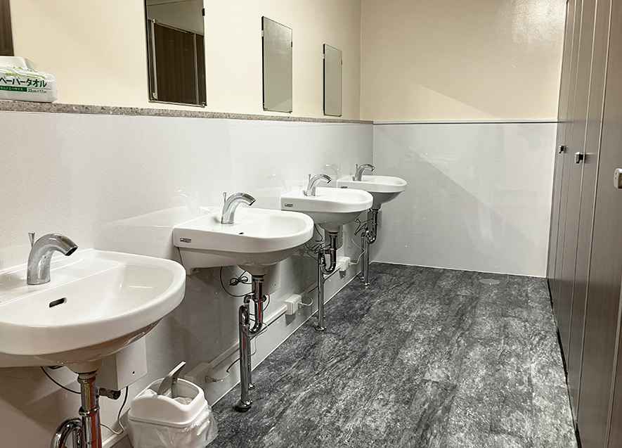 リニューアルされたトイレ