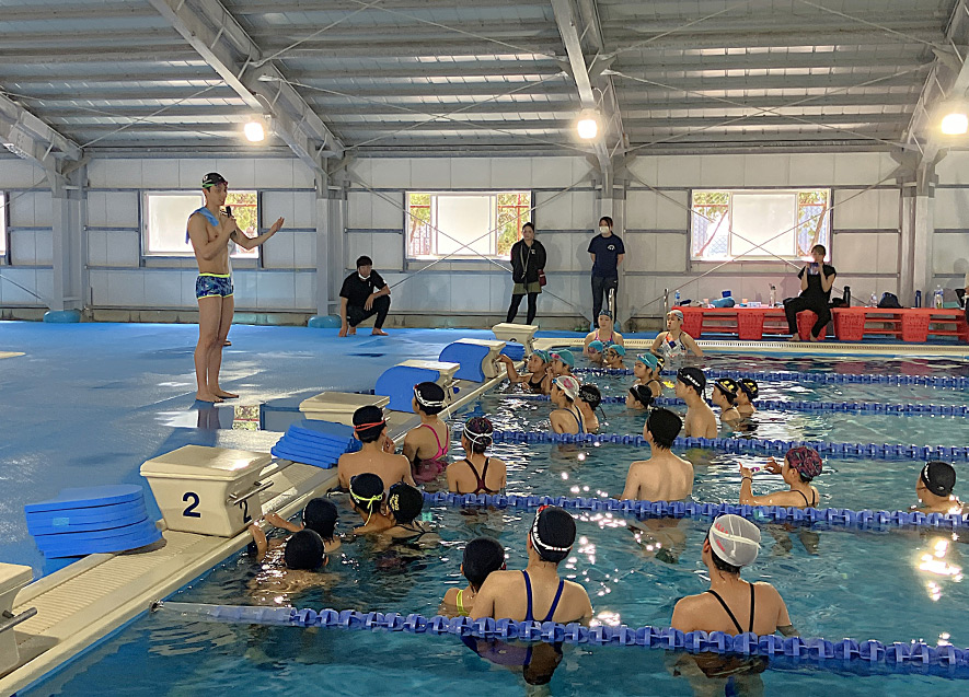 水泳教室の様子