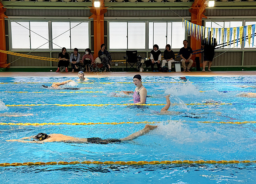  
											水泳教室の様子