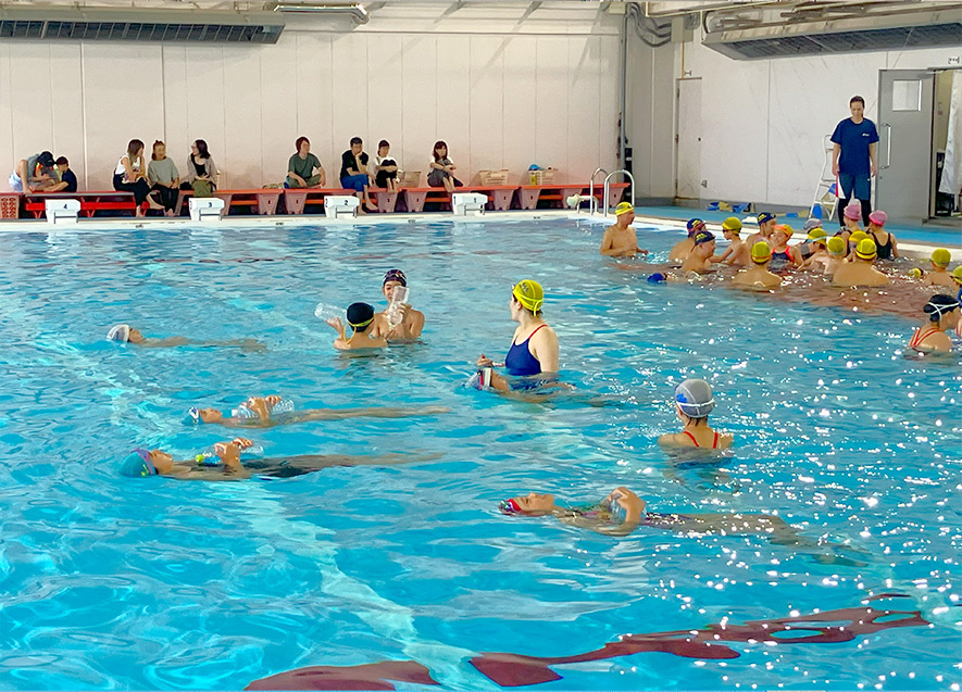 ペットボトルを使った浮き身