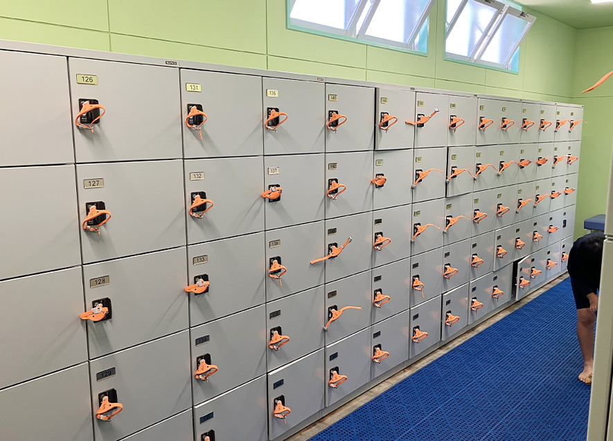 ロッカールームも刷新！