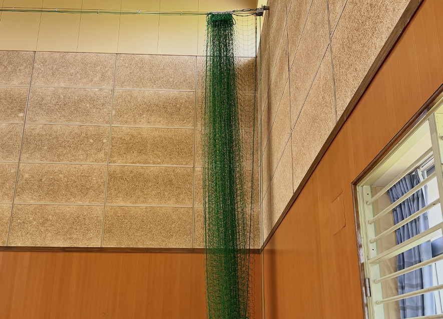 防護ネットを新設