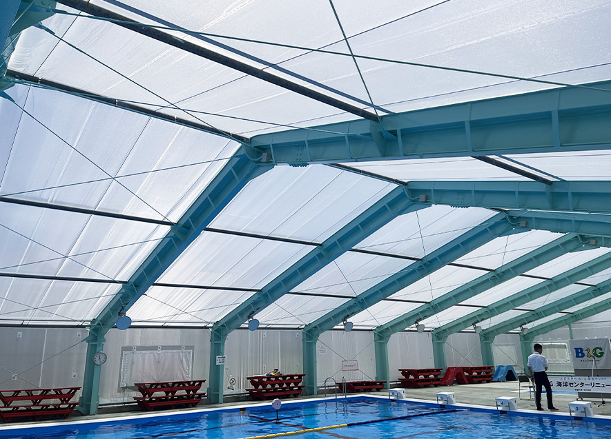 上屋シート全面張替