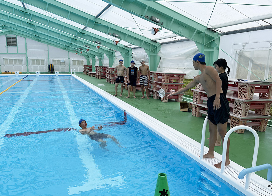 ペットボトルを使った救助法