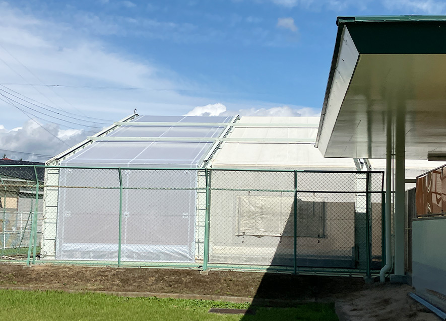 上屋シート張替