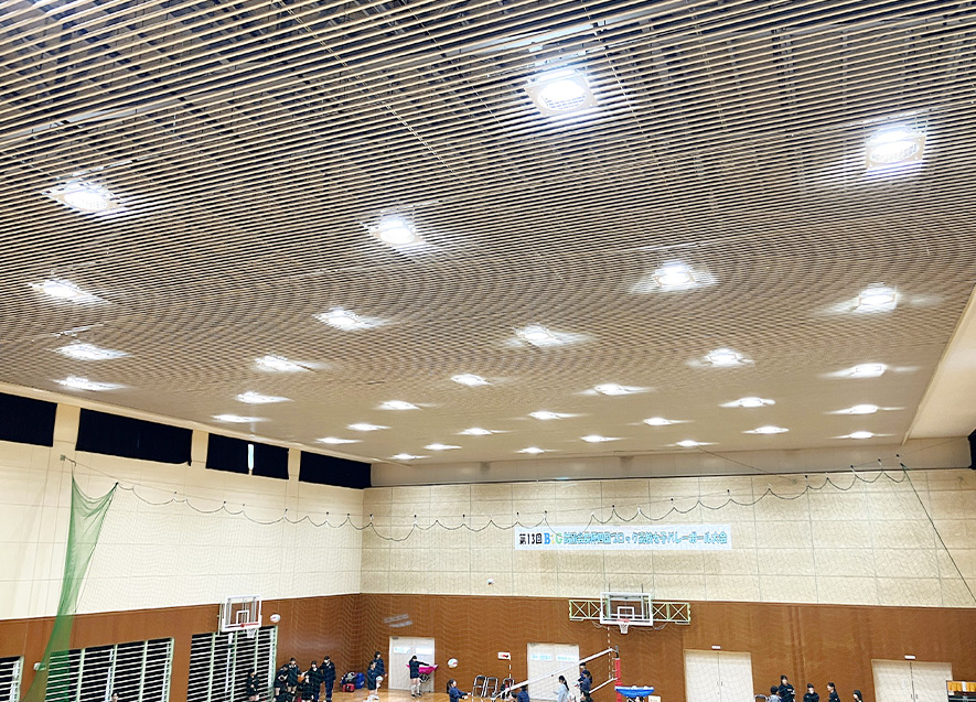 体育館 照明LED化