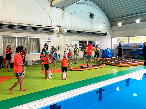 パドルの使い方（立位）