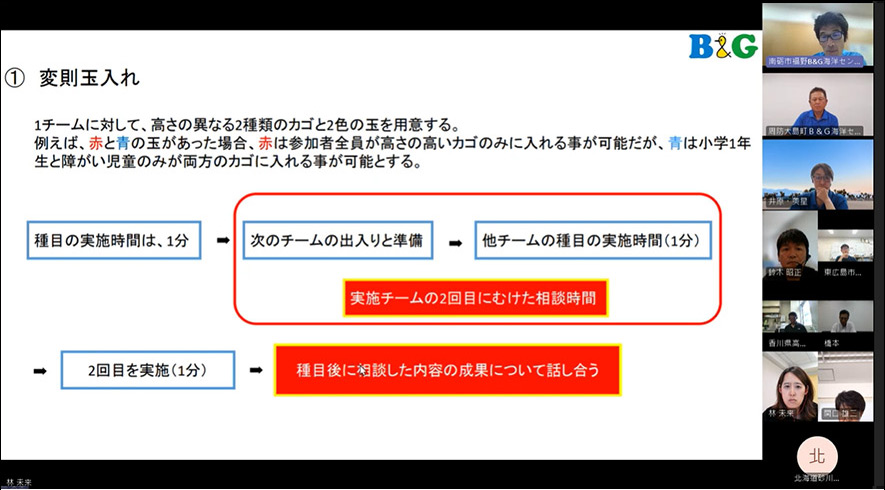オンライン事例共有会の様子