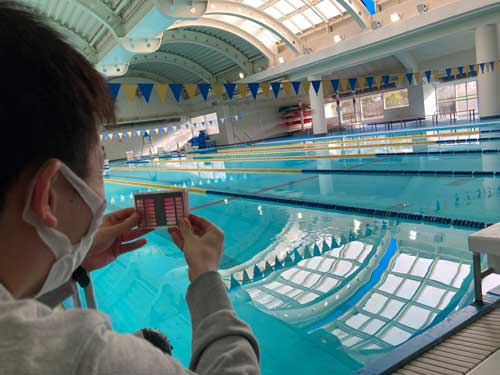 検査キットで水質を測定