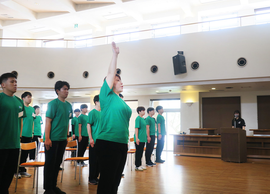 研修生代表 誓いの言葉