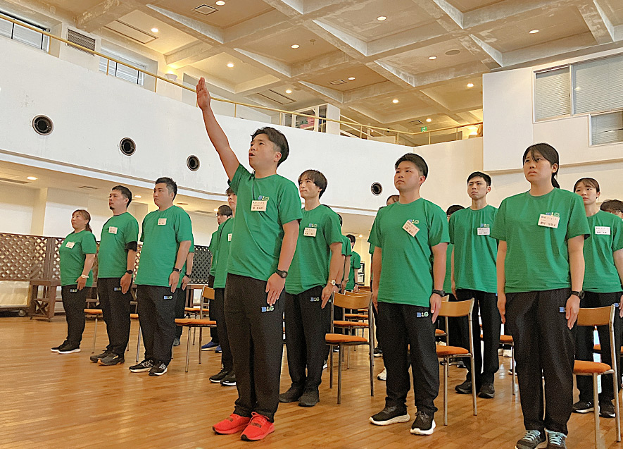 研修生代表 誓いの言葉