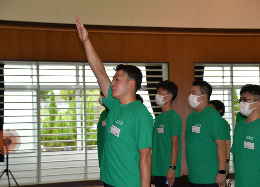 研修生代表 誓いの言葉