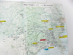 �ʐ^�F�h�N�^�[�w���̍s�����a�������n�}