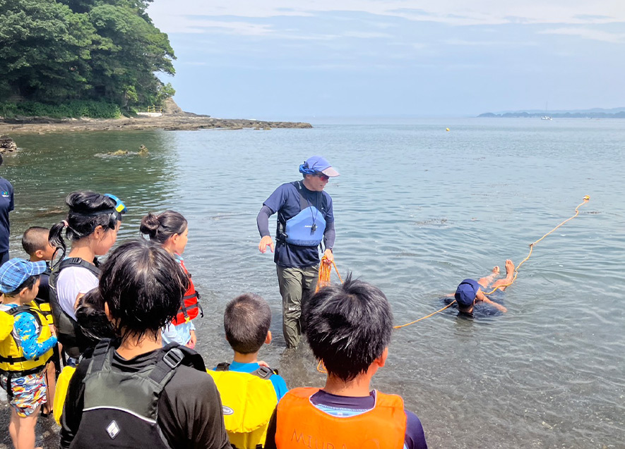 水辺の安全教室