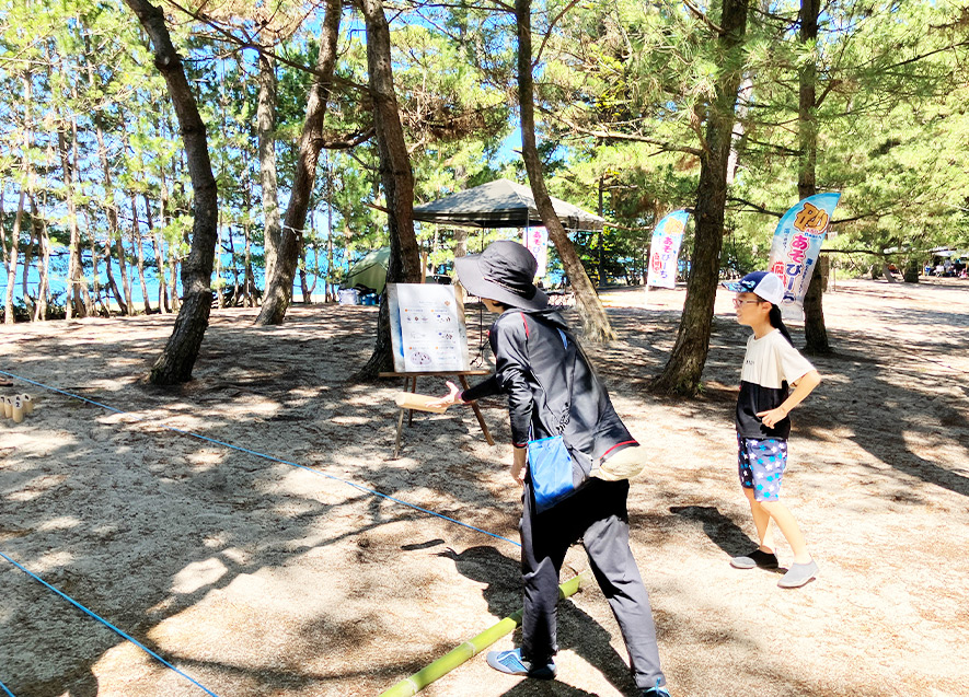 モルックをきっかけに、参加者同士の交流が生まれた