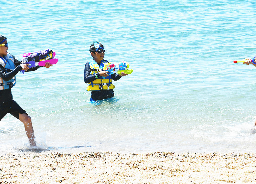 ウォーターシューティングゲーム