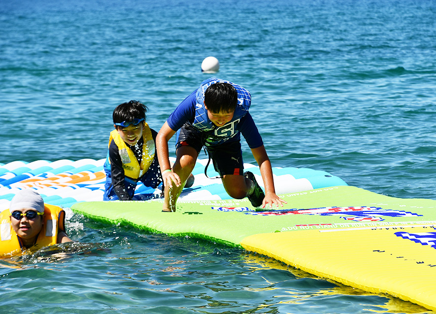 海上ポージング