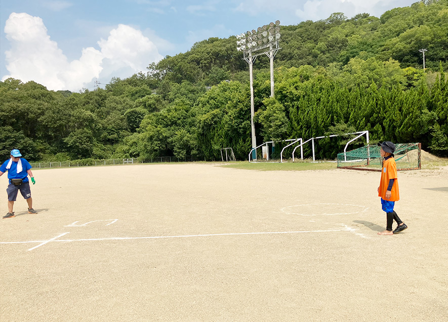 ビーサン跳ばし