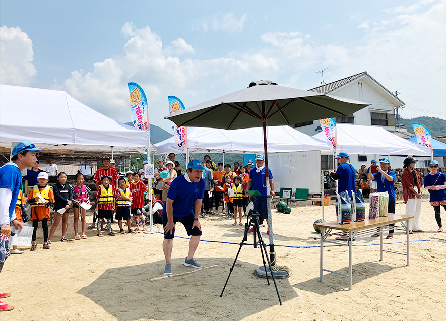 大江町長も参加。小豆島への愛を叫んだ
