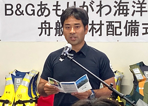 あもりがわ海洋クラブ代表 枦木氏