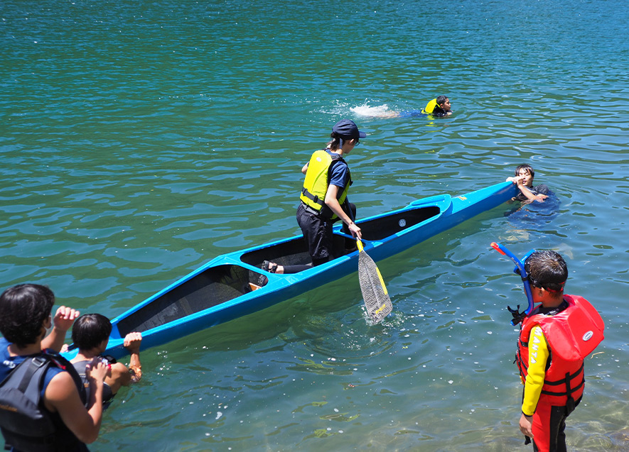 カヌー体験会の様子