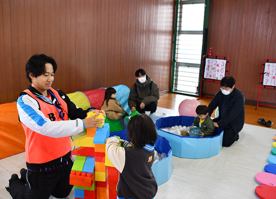 乳幼児も遊べるキッズひろば