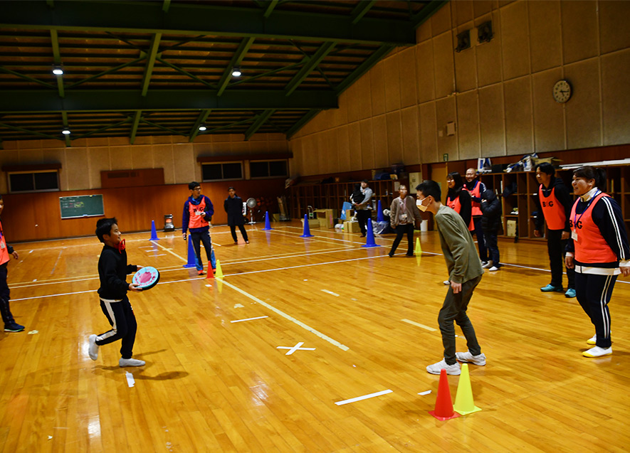 ドッチビーでも大興奮