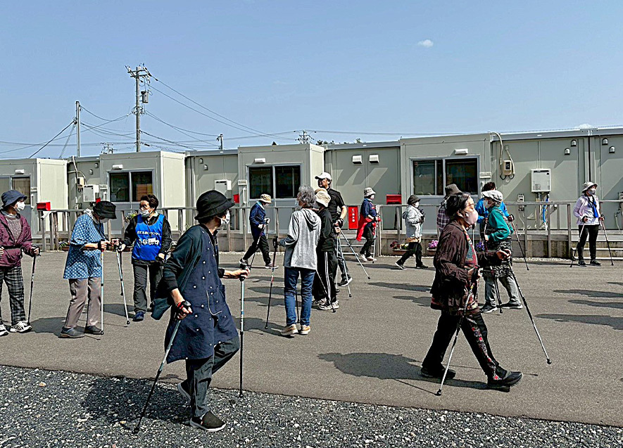 ウォーキングの様子